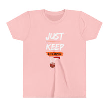 Load image into Gallery viewer, Will Trainem Athletics Keep Shooting Youth Short Sleeve Tee