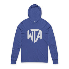 Load image into Gallery viewer, Will Trainem Athletics "WTA" Unisex Hooded Long Sleeve Tee