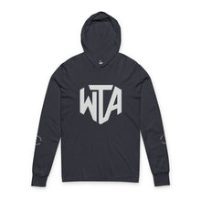 Load image into Gallery viewer, Will Trainem Athletics "WTA" Unisex Hooded Long Sleeve Tee