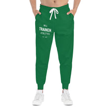Load image into Gallery viewer, Will Trainem Athletics Green Athletic Joggers