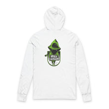 Load image into Gallery viewer, Will Trainem Athletics "." Unisex Hooded Long Sleeve Tee