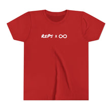 Load image into Gallery viewer, Will Trainem Athletics Reps x infinity Youth Short Sleeve Tee
