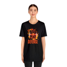 Load image into Gallery viewer, Will Trainem Athletics Born 2 Play Defense Unisex Tshirt
