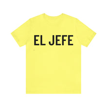 Load image into Gallery viewer, Will Trainem Athletics El Jefe Unisex Short Sleeve Tee
