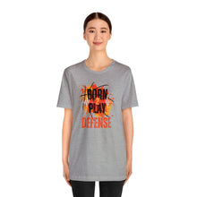 Load image into Gallery viewer, Will Trainem Athletics Born 2 Play Defense Unisex Tshirt
