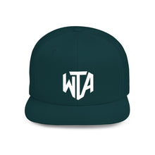Load image into Gallery viewer, Will Trainem Athletics "WTA" Flat Bill Snapback
