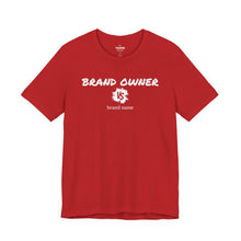 Load image into Gallery viewer, Will Trainem Athletics &quot;BRAND OWNER vs brand name&quot; Unisex Tshirt
