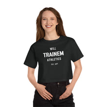 Load image into Gallery viewer, Will Trainem Athletics Women&#39;s Heritage Cropped T-Shirt
