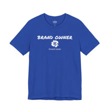Load image into Gallery viewer, Will Trainem Athletics &quot;BRAND OWNER vs brand name&quot; Unisex Tshirt
