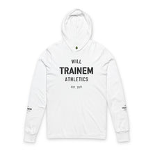 Load image into Gallery viewer, Will Trainem Athletics Unisex Hooded Long Sleeve Tee
