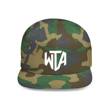Load image into Gallery viewer, Will Trainem Athletics "WTA" Flat Bill Snapback
