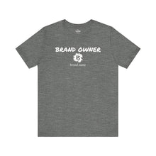Load image into Gallery viewer, Will Trainem Athletics &quot;BRAND OWNER vs brand name&quot; Unisex Tshirt
