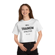 Load image into Gallery viewer, Will Trainem Athletics Women&#39;s Heritage Cropped T-Shirt
