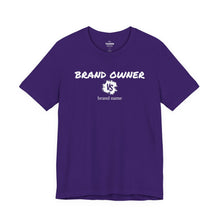 Load image into Gallery viewer, Will Trainem Athletics &quot;BRAND OWNER vs brand name&quot; Unisex Tshirt
