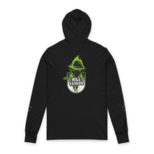 Load image into Gallery viewer, Will Trainem Athletics "." Unisex Hooded Long Sleeve Tee

